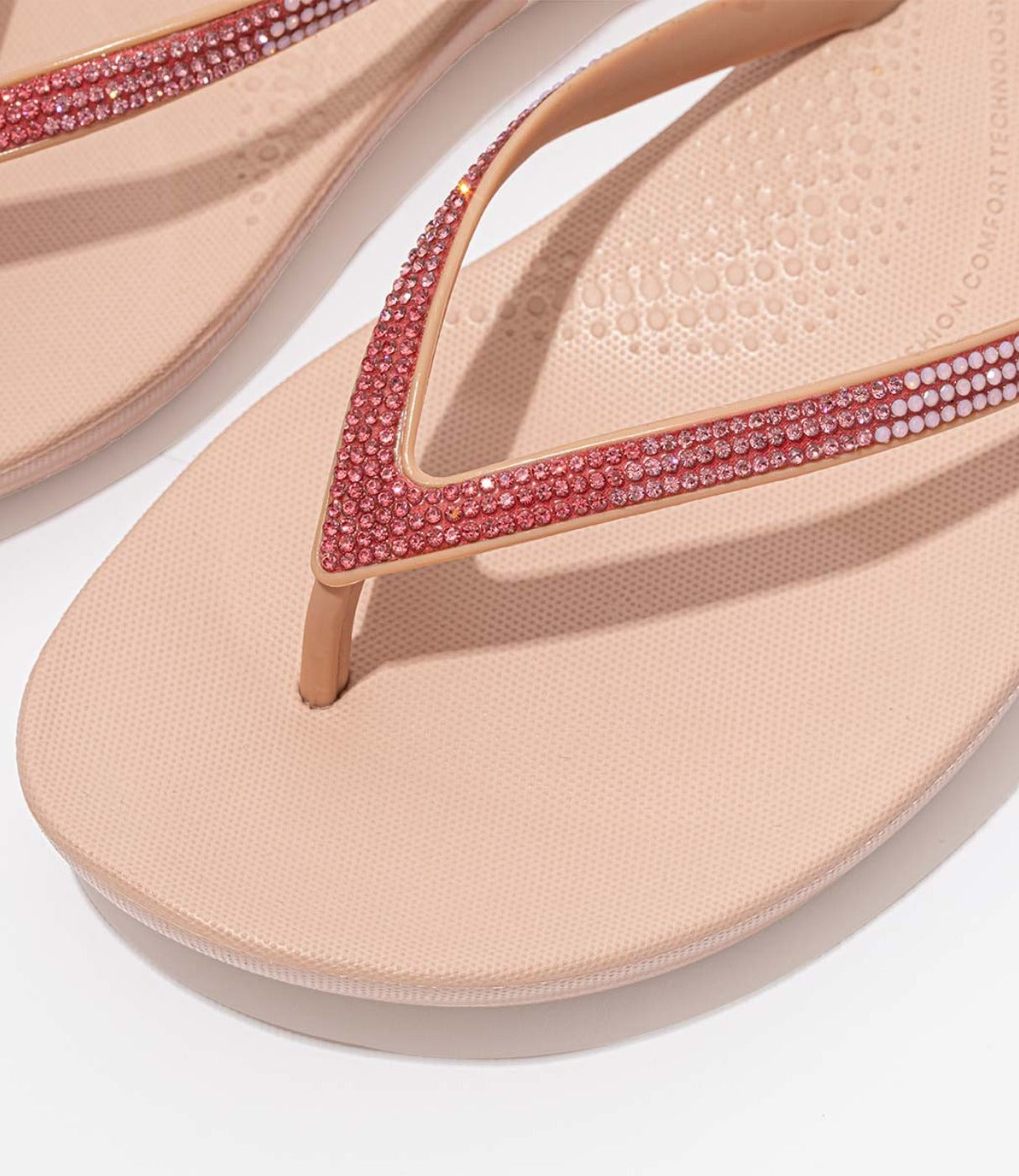 פיטפלופ כפכפים Ikocushion Ambra Sparkle לנשים - בז'