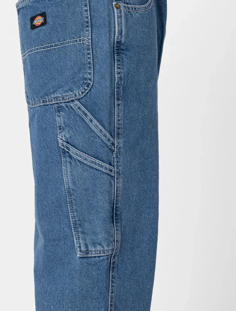 מכנסי דנים כחולים עם כיס צד למותג DICKIES, אופנת גברים CHOZEN