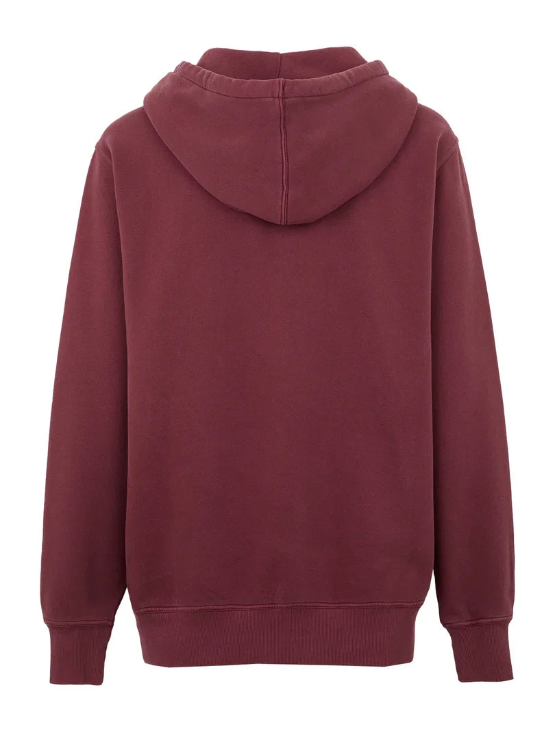 קפוצ’ון בורדו בסיסי עם כובע, אופנת רחוב, CHOZEN, קולקציית מותגים מובילים