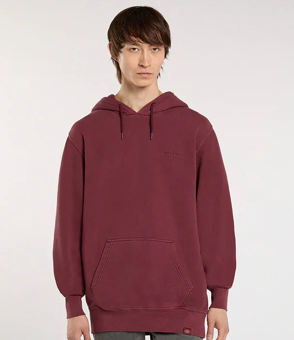 גבר לובש קפוצ'ון בורדו של מותג מוביל, צילום סטודיו לאופנה באתר CHOZEN