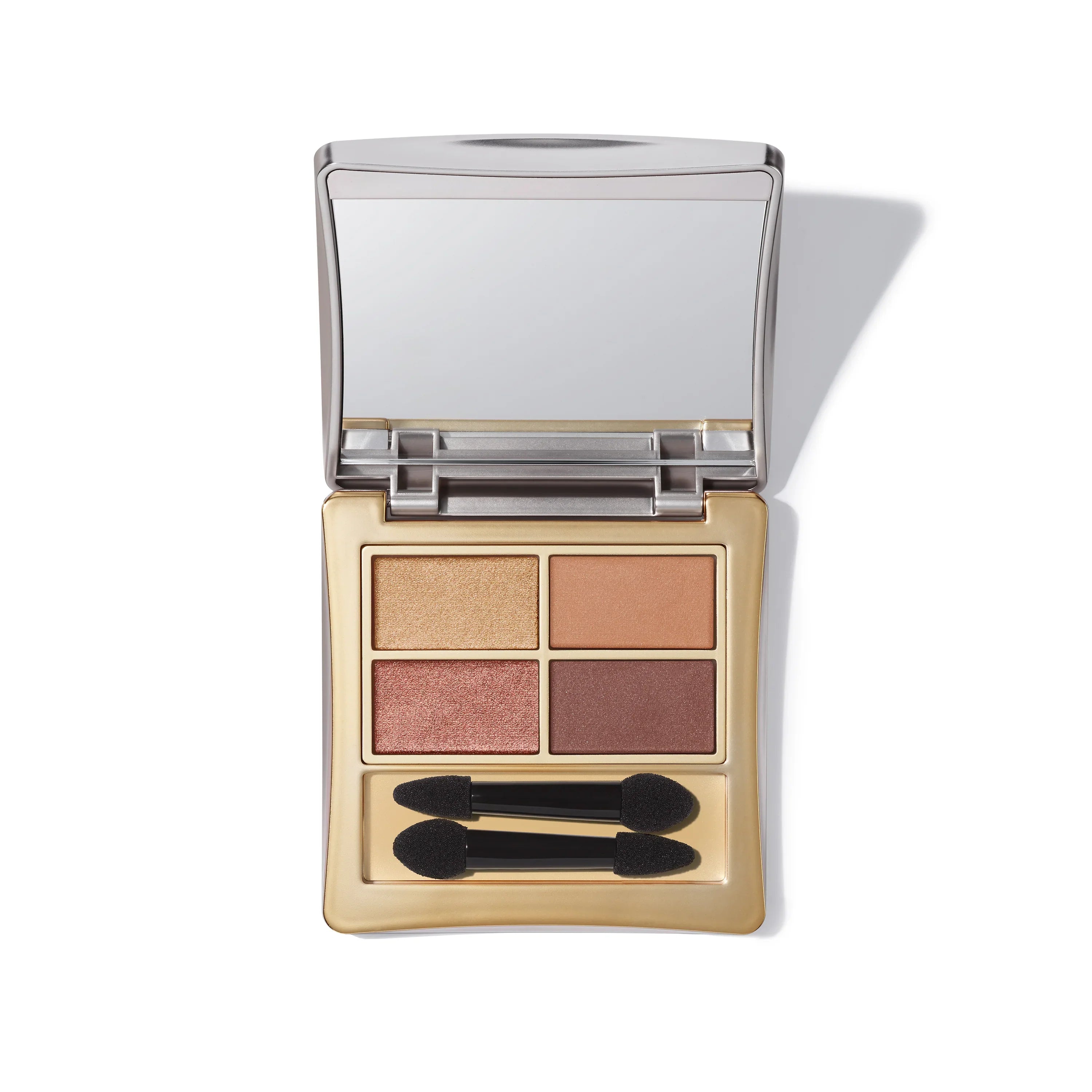 פלטת צלליות לעיניים בגווני ניוד מדבר, כולל מברשות, מבית CHOZEN