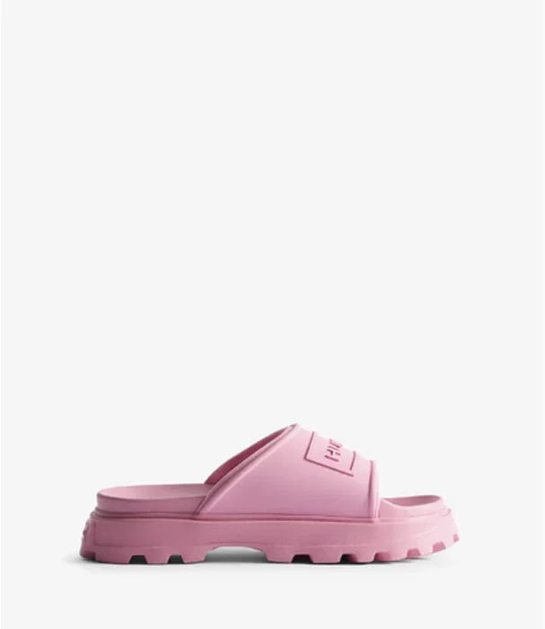 כפכף גומי ורוד מעוצב עם סוליה עבה מבית CHOZEN, אופנה לנשים, קבוצת אלפא