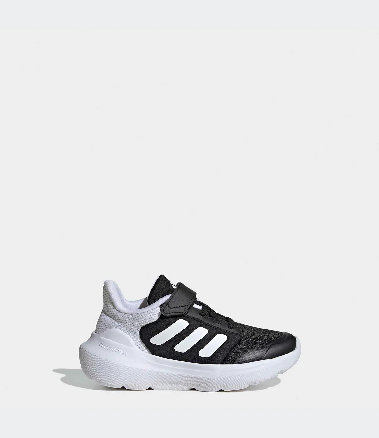 נעל סניקרס ילדים בצבע שחור ולבן, סוליה עבה, עיצוב יומיומי אופנתי