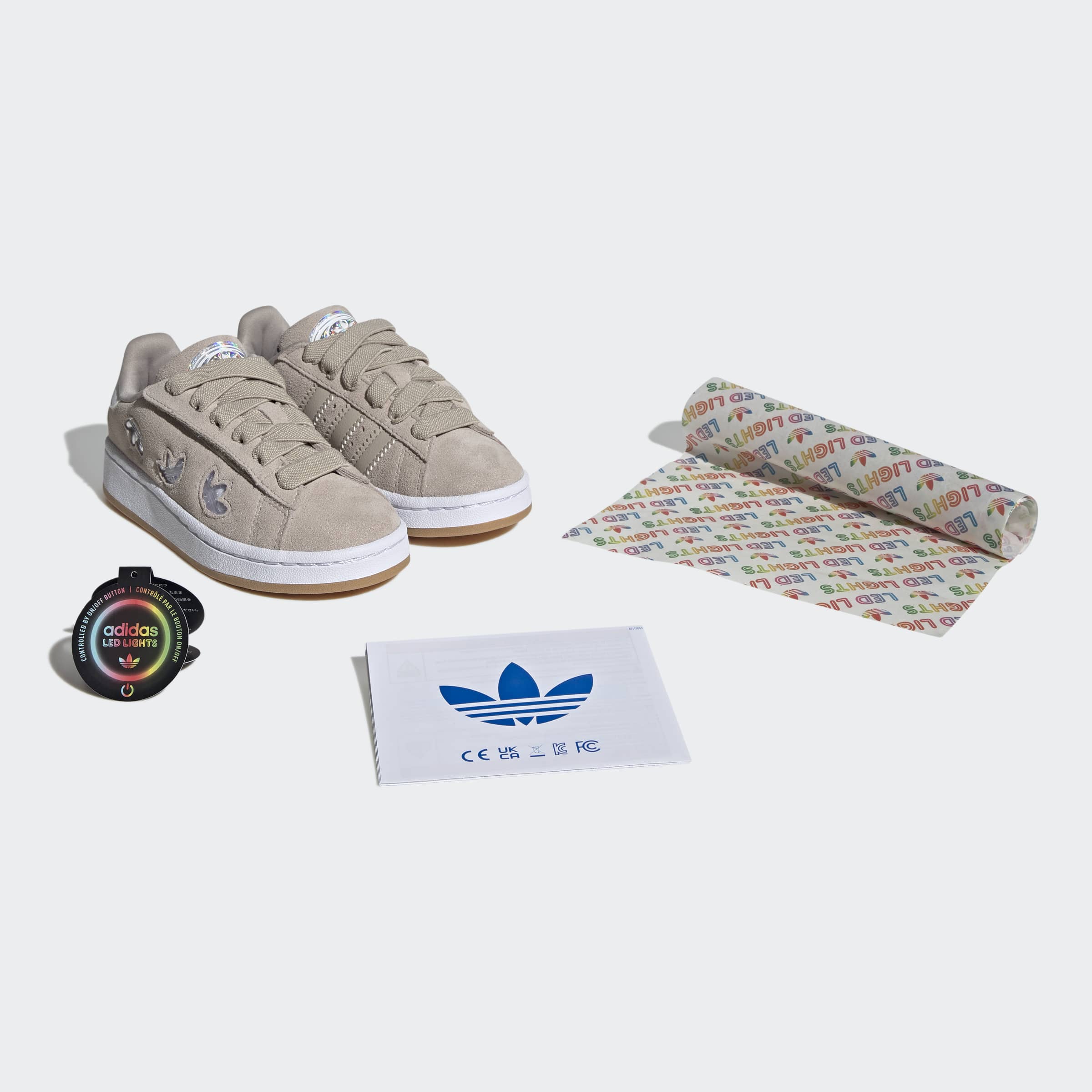 אדידס סניקרס CAMPUS 00S בשילוב אורות בסוליה לילדים