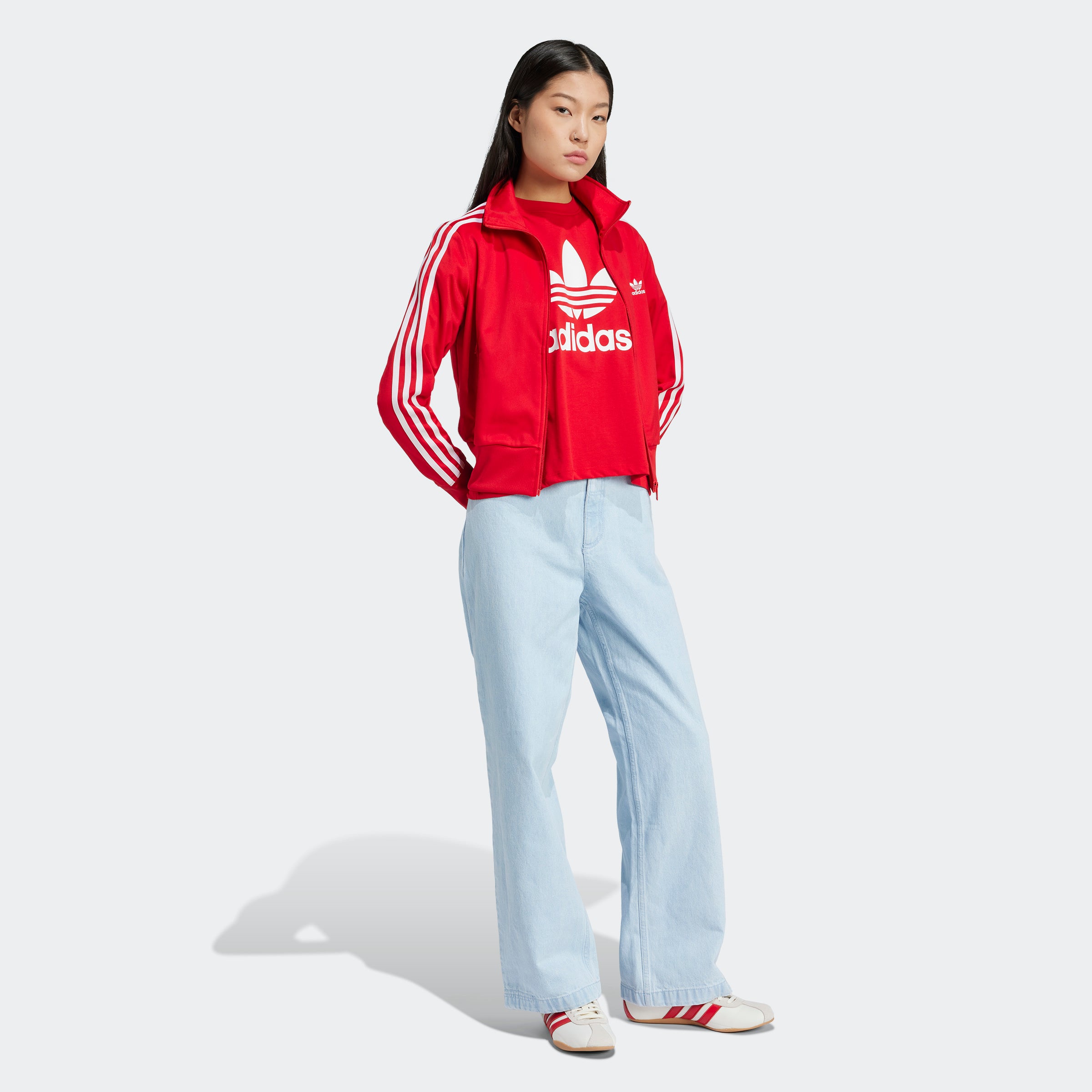 אדידס מכנסיים ארוכים PREMIUM ESSENTIALS DENIM לנשים