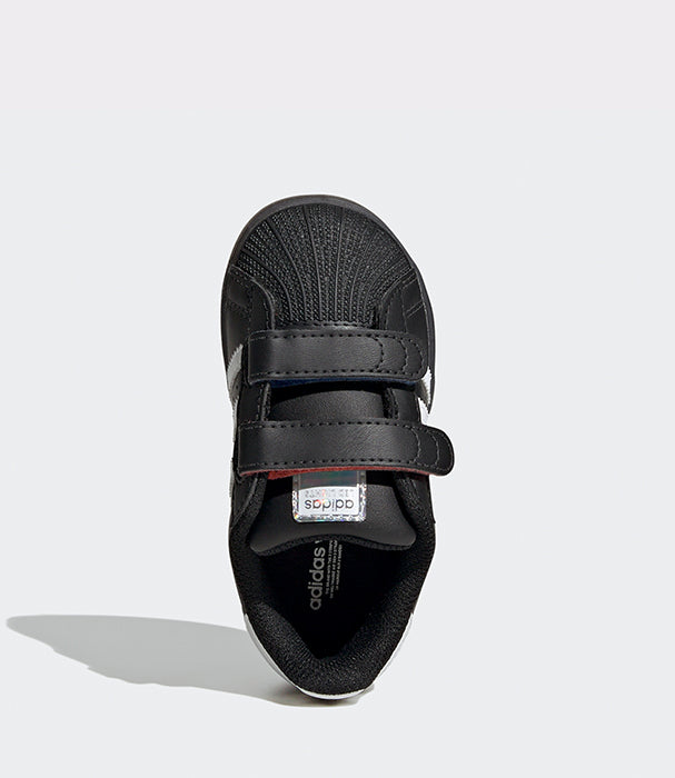 אדידס סניקרס SUPERSTAR LED LIGHTS בשילוב אורות בסוליה לתינוקות