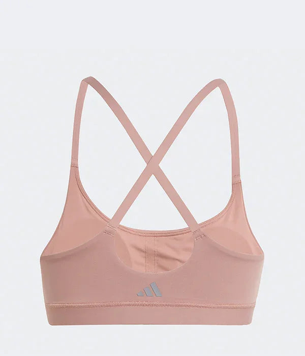 חזיית ספורט ורודה עם כתפיות מוצלבות של אדידס, יבואן רשמי CHOZEN