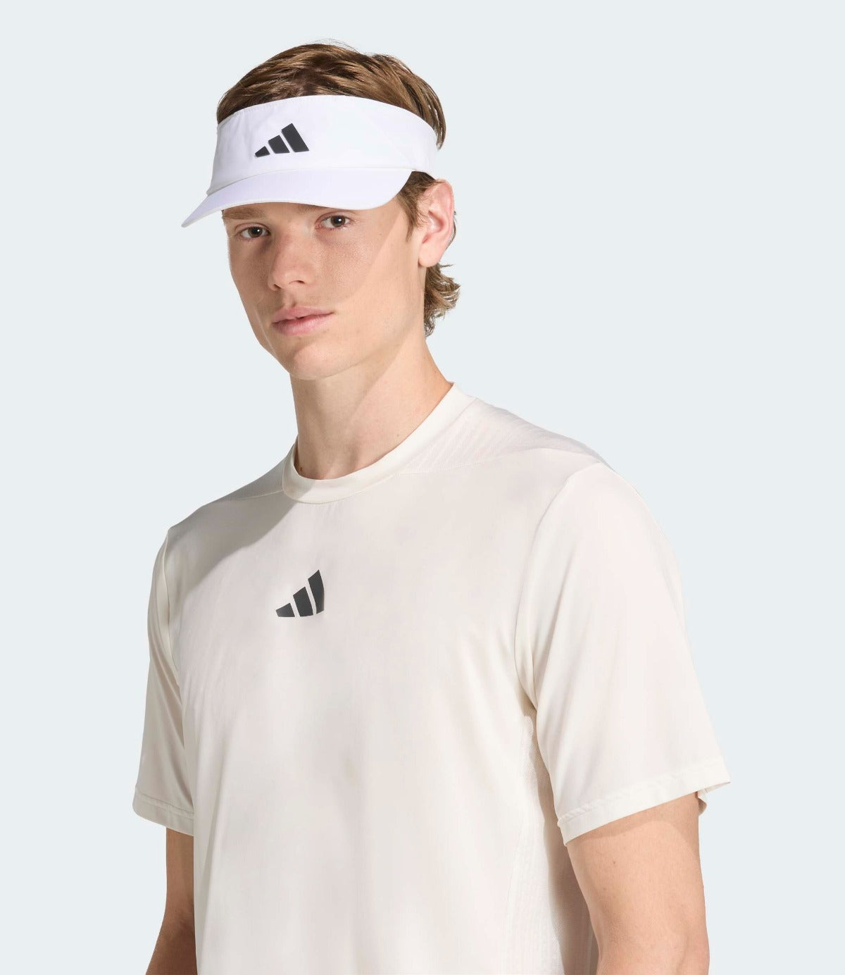 אדידס כובע מצחייה CLIMACOOL יוניסקס, על רקע לבן, מבית CHOZEN
