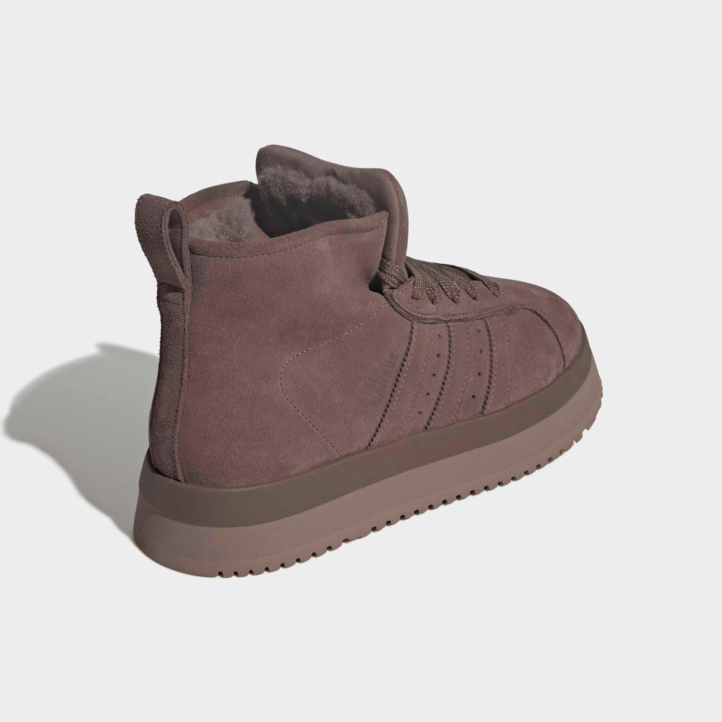 נעל סניקרס גבוהות לגברים בצבע חום, עשויות זמש יוקרתי באתר CHOZEN מותגים מובילים