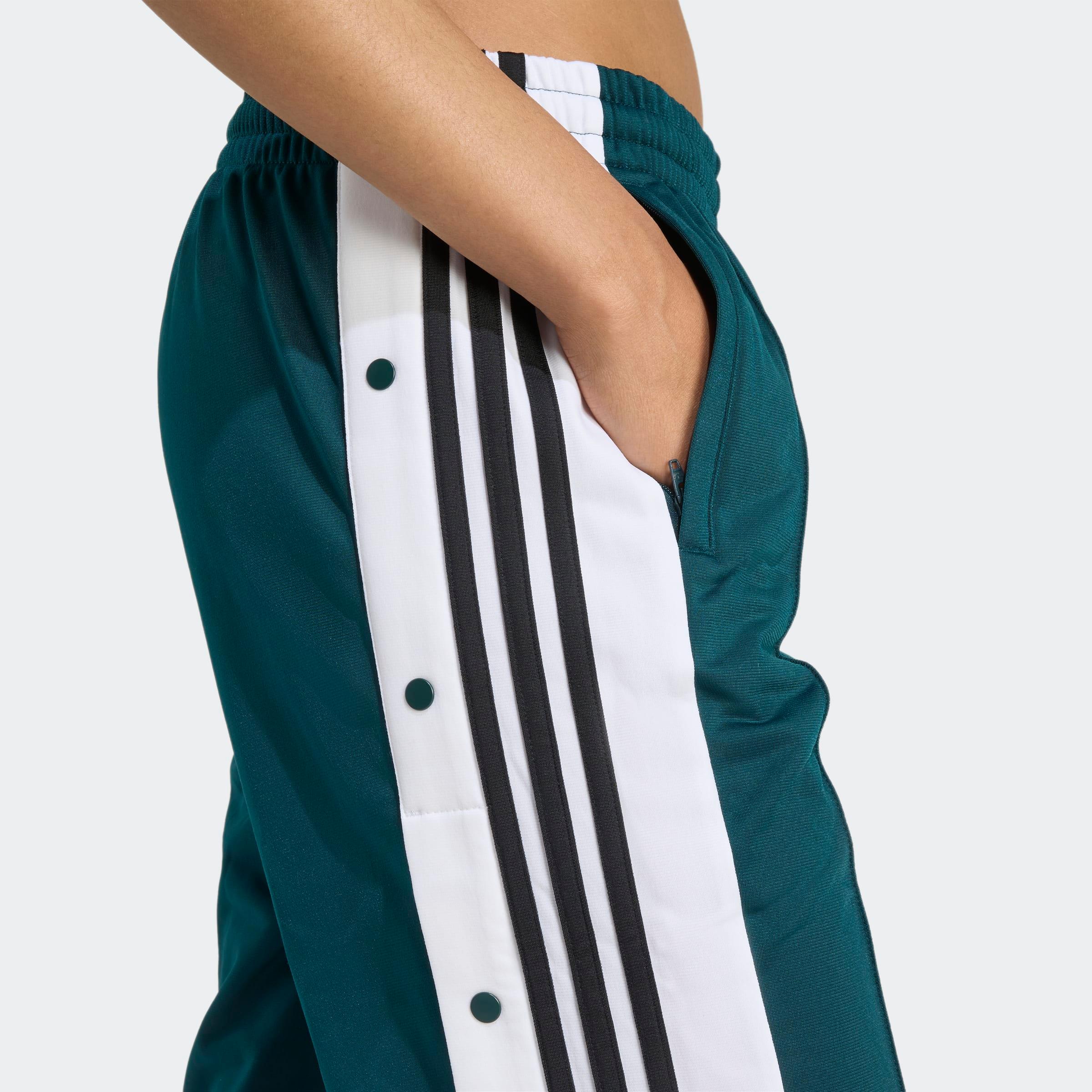 מבט צד של מכנסי ספורט ירוקים עם שלושה פסים, דגם עדכני ל-CHOZEN קניון בגדי מותגים