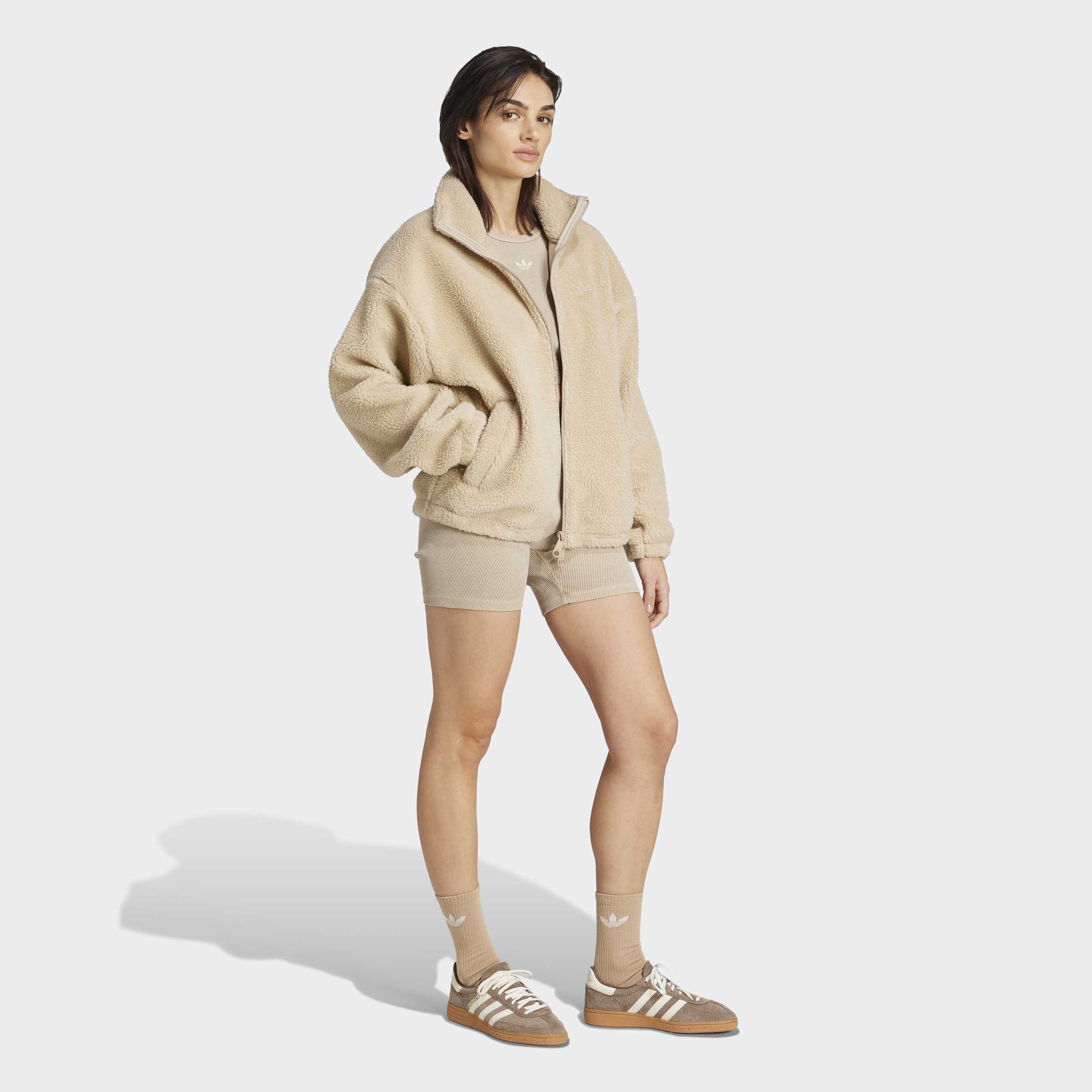 אדידס ג'קט ESSENTIALS TEDDY לנשים