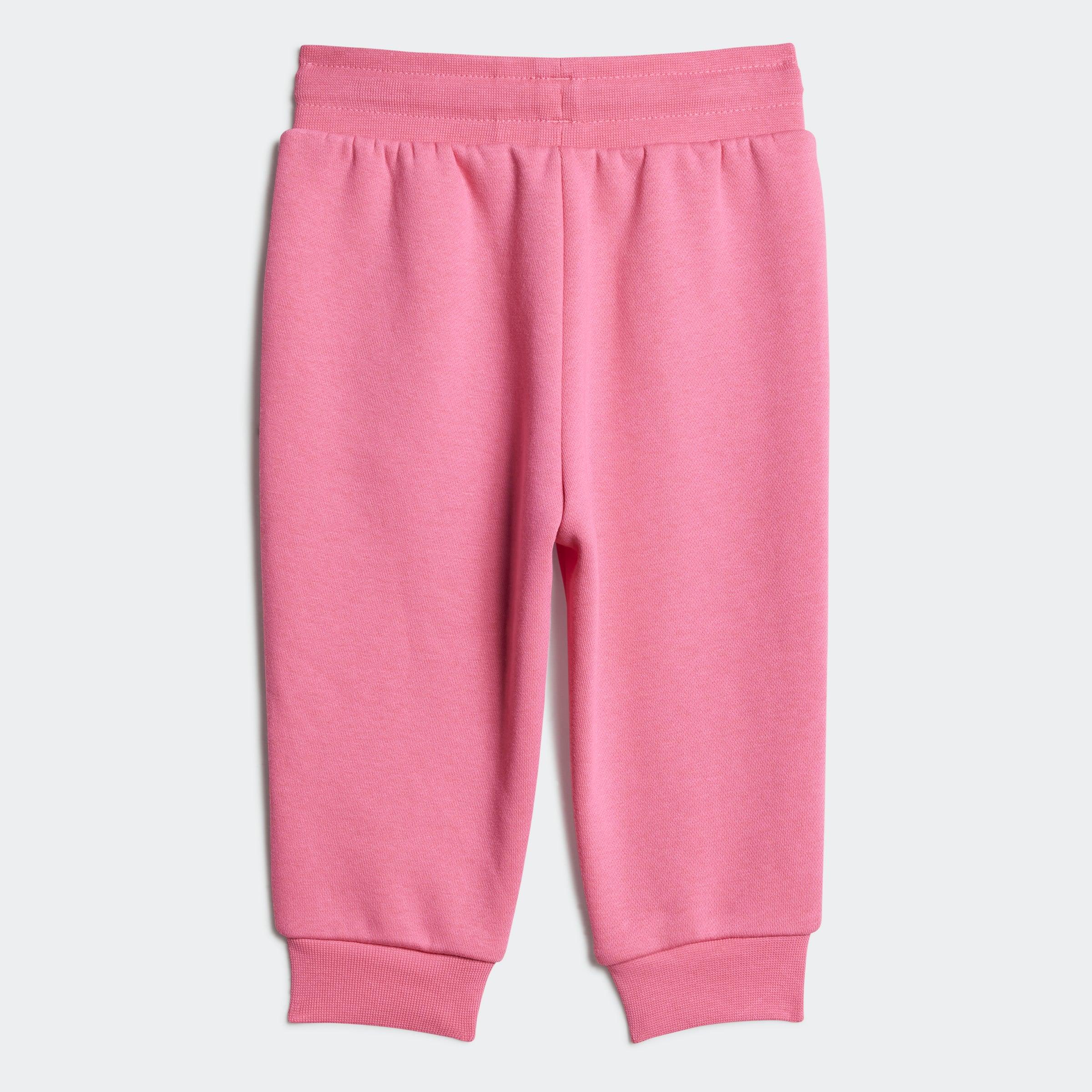 מכנסי טרנינג ורודים לילדים CHOZEN, צילום אחורי, בד רך ואיכותי