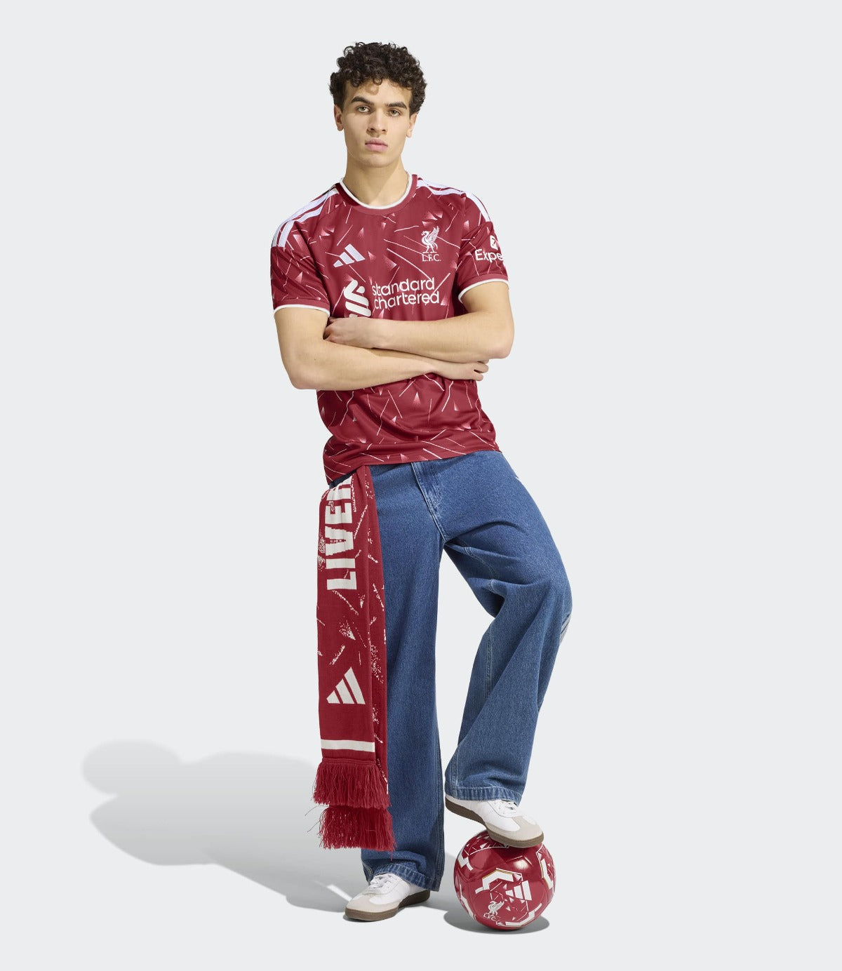 אדידס חולצת כדורגל Liverpool FC 26/27 Home לגברים