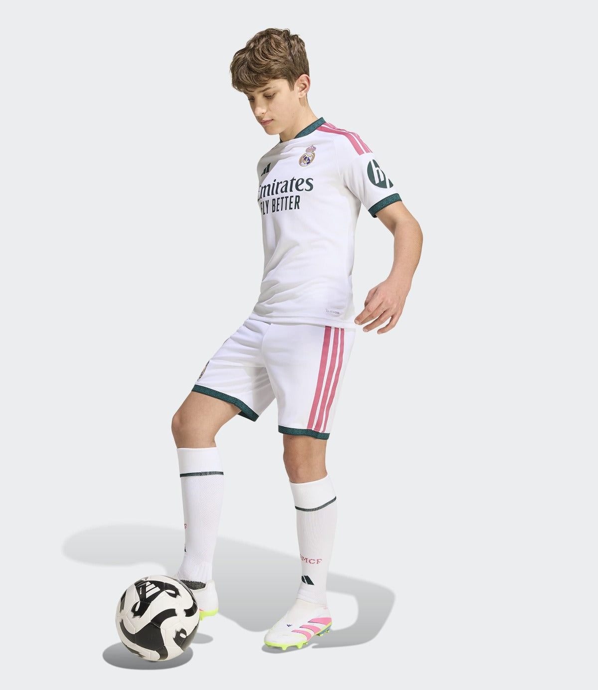 אדידס מכנסי כדורגל קצרים Real Madrid 26/27 Home לילדים