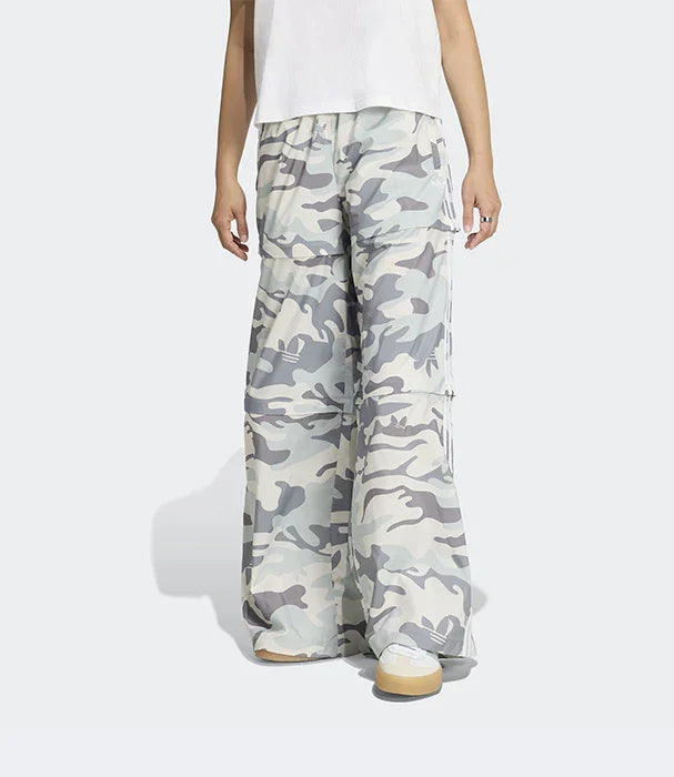 מכנסי קאמופלאז' רחבים לנשים בצבע אפור, אופנה טרנדית CHOZEN