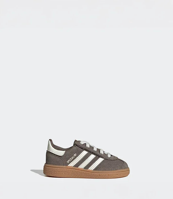 סניקרס אפורות Adidas Gazelle עם שלושה פסים לבנים, צילום צד, לנערים באתר CHOZEN
