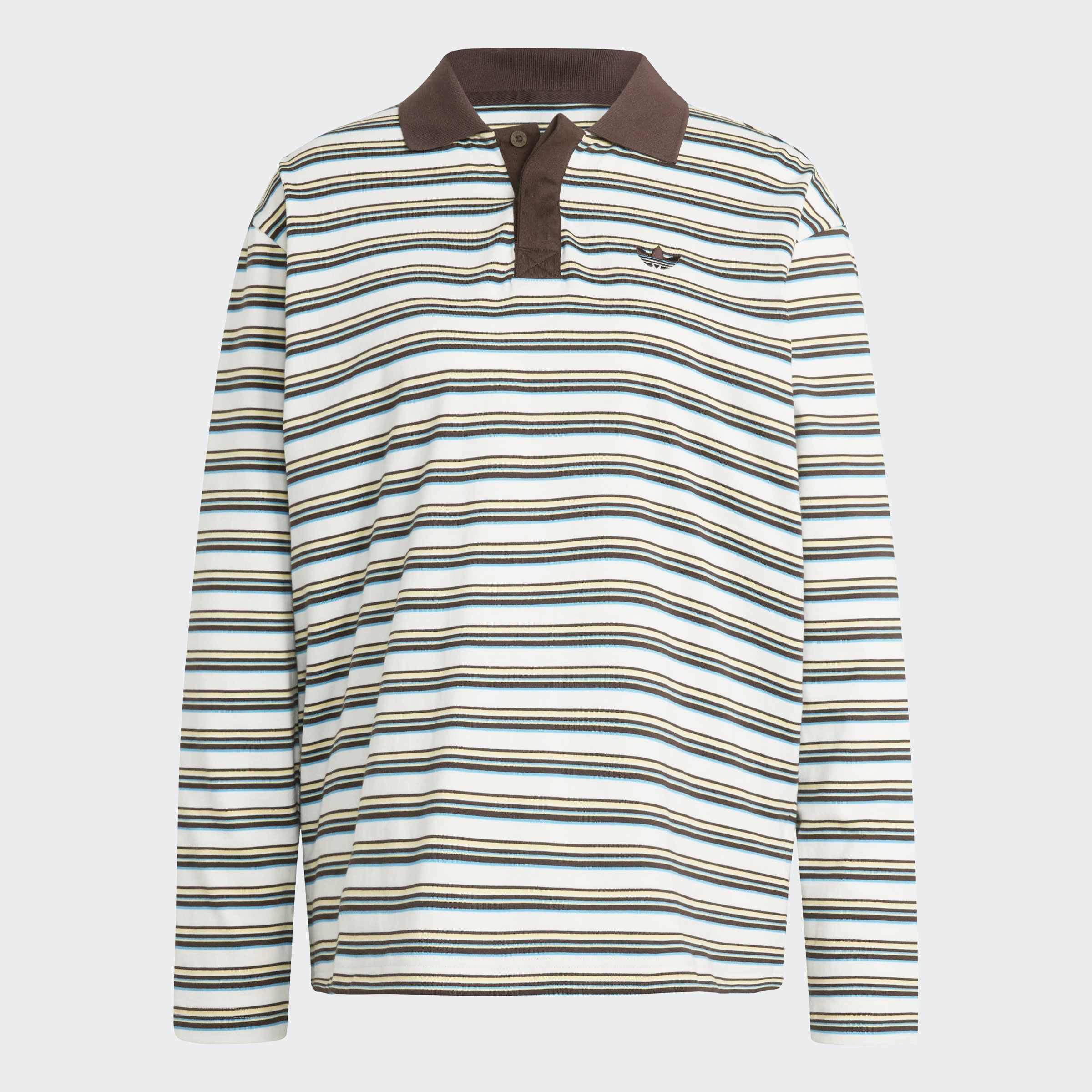 אדידס חולצה פולו ארוכה STRIPED LS POLO לנשים
