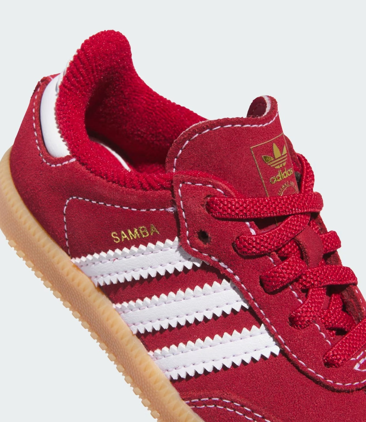 ADIDAS סניקרס בצבע אדום, פרט מקרוב, תמונה 7 מתוך 8 - CHOZEN