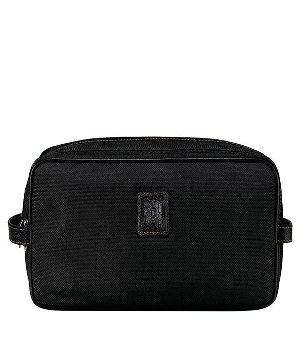 נרתיק רחצה שחור LONGCHAMP מעוצב, תיק טיפוח יוקרתי מבית CHOZEN קבוצת אלפא