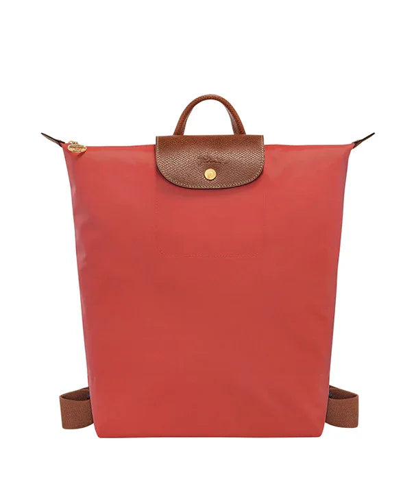 תרמיל אדום עם ידית וחלק עליון חום, מותג יוקרה אופנה CHOZEN