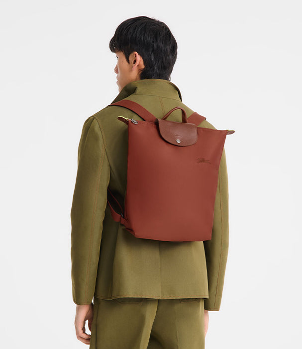 לונגשאמפ תיק גב בינוני Le Pliage Green חמרה