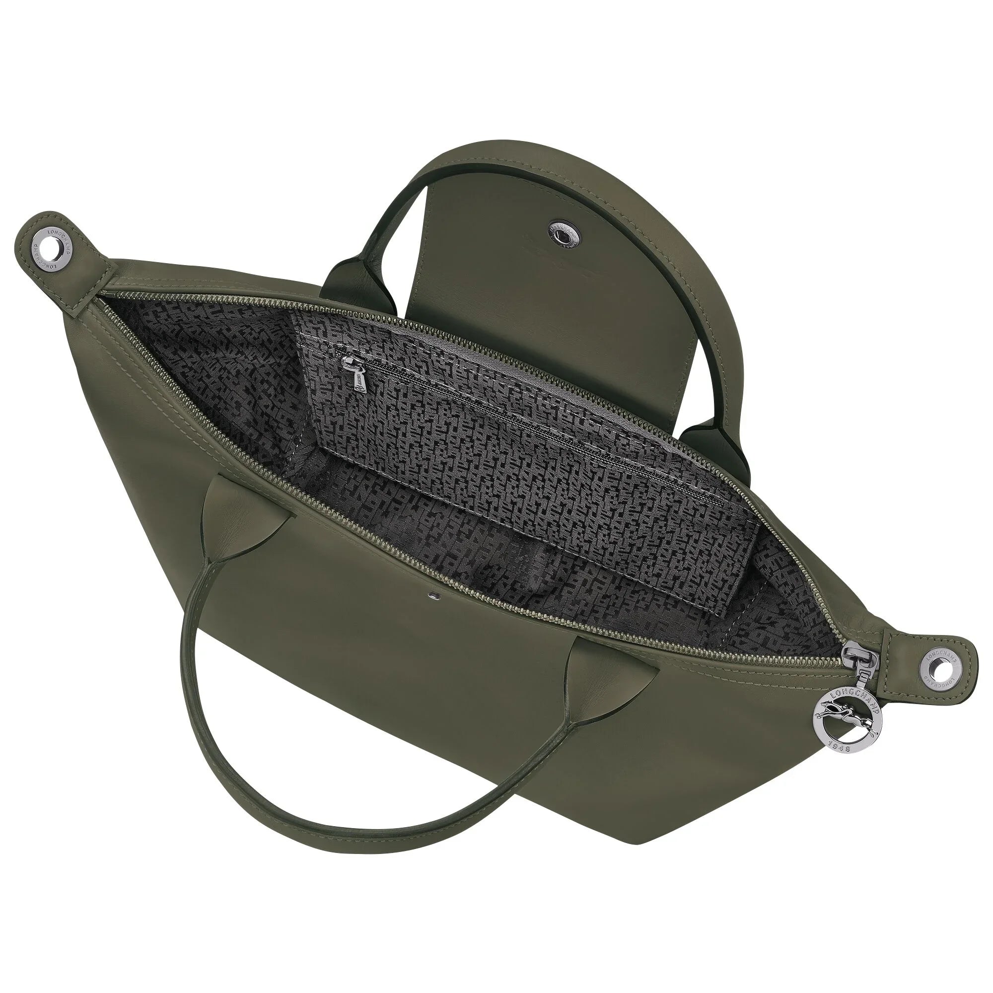 תיק יד ירוק איכותי לנשים עם רוכסן ותאים פנימיים, מבית CHOZEN, מותגים מובילים