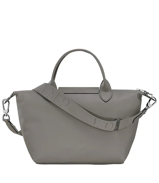 תיק יד אופנתי בצבע אפור עם רצועה רחבה, מותגים מובילים ב-CHOZEN קניות אונליין