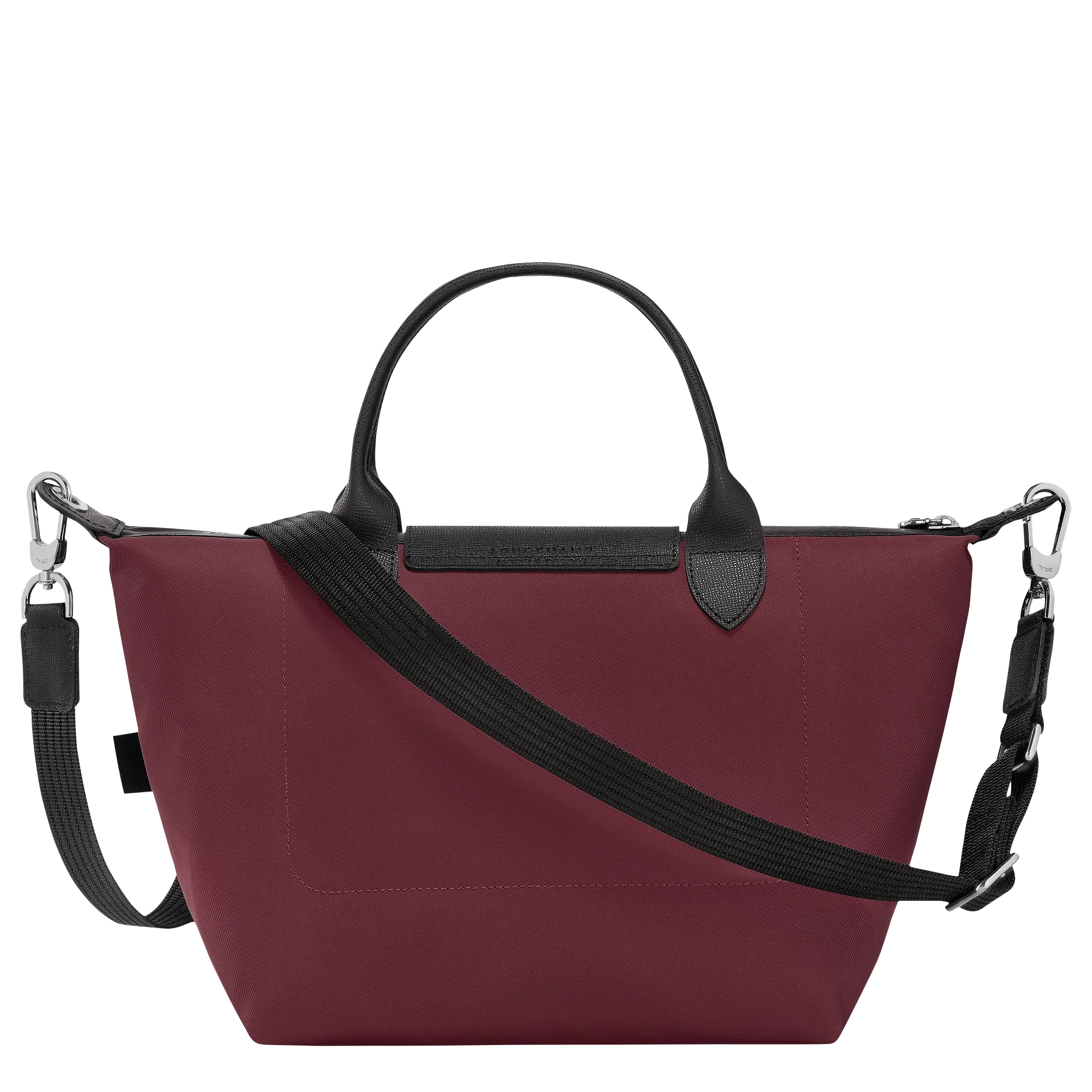 תיק טרנדי ייחודי בורדו עם ידיות שחורות ורצועת כתף, CHOZEN מותגים מובילים