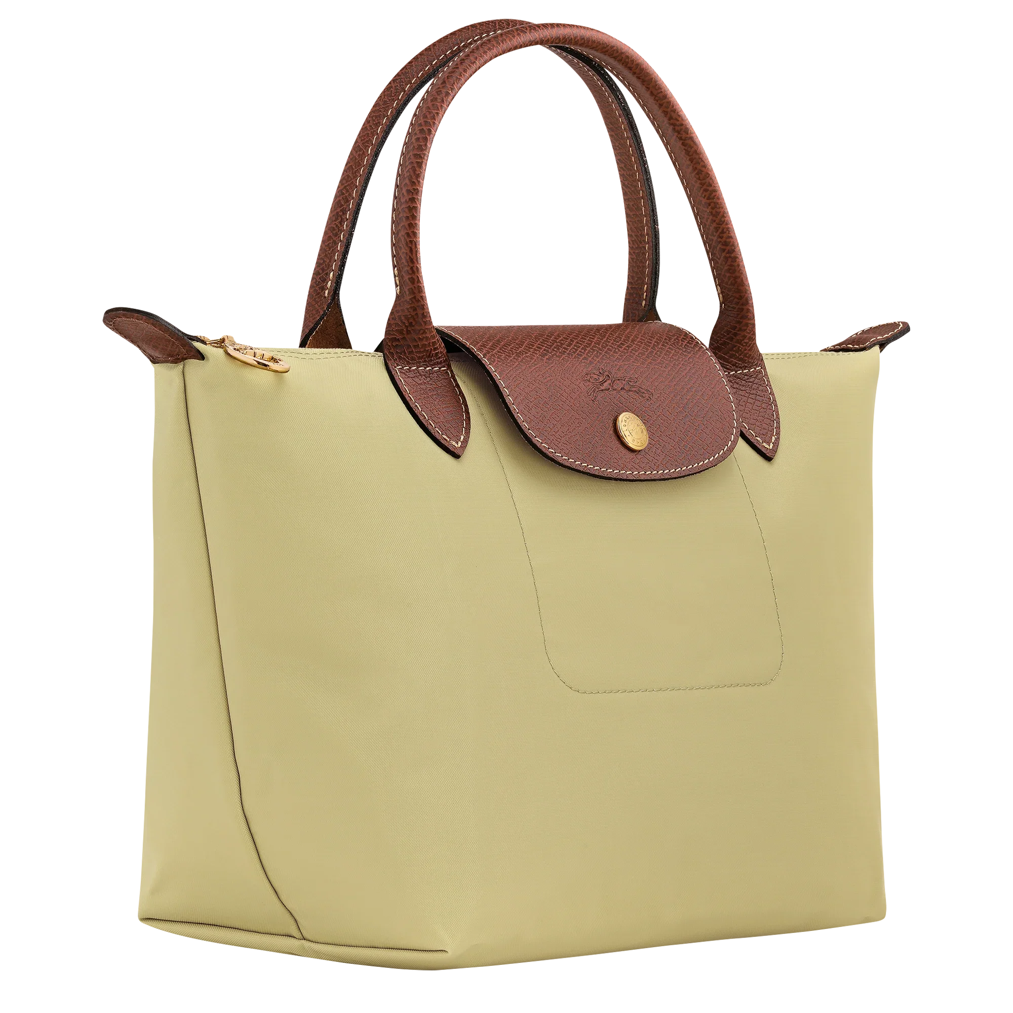 תיק יד יוקרתי בצבע בז' עם ידיות עור חומות, מותג CHOZEN, יבואן רשמי קבוצת אלפא