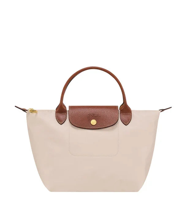 תיק יד אלגנטי לנשים בצבע בז' עם ידיות וכיס חום, מבית CHOZEN, אופנה ממותג מוביל