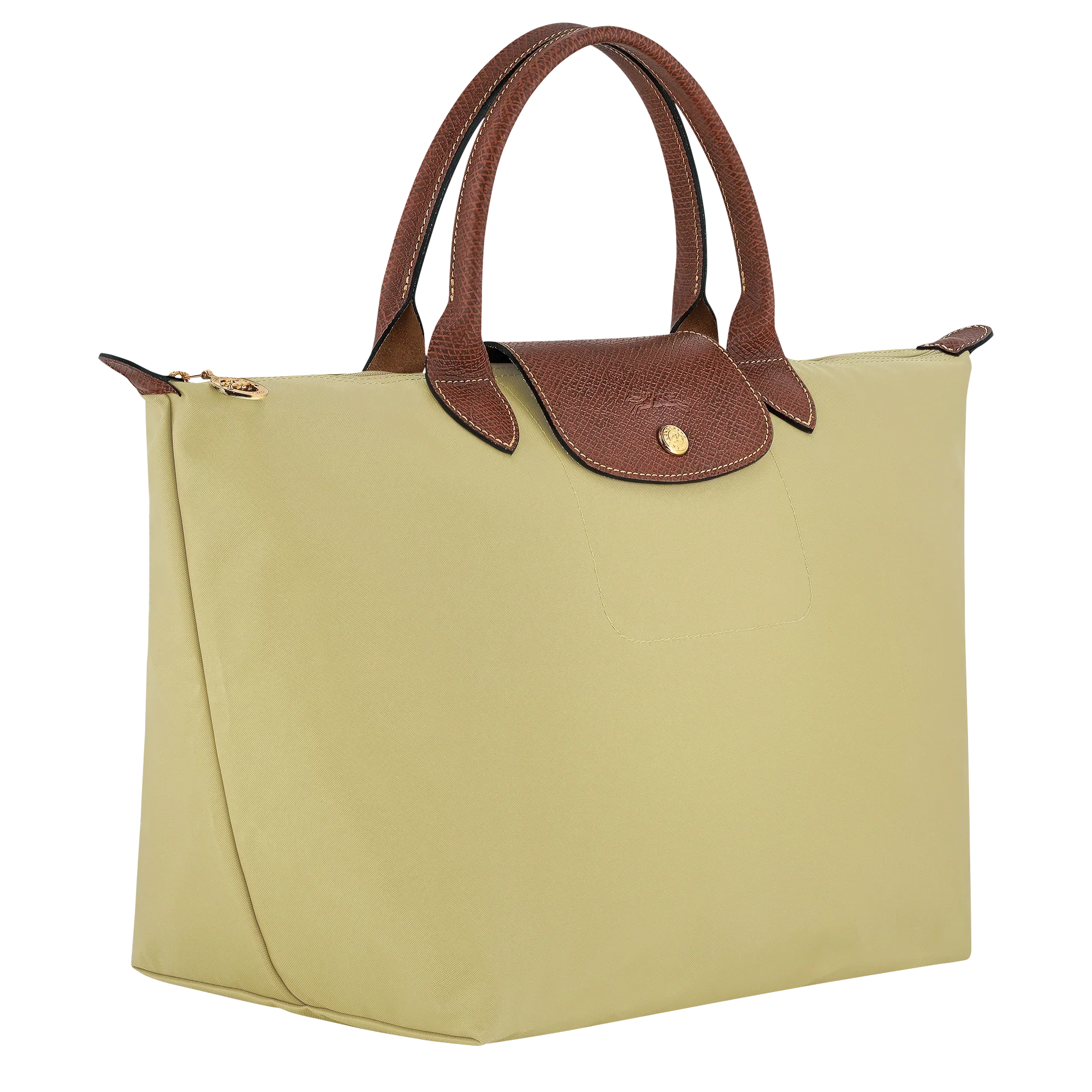 תיק יד אופנתי בצבע בז' עם ידיות ועיטורים חומים, מותג CHOZEN, יבואן רשמי קבוצת אלפא