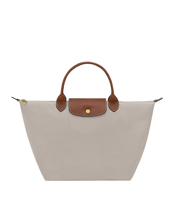 לונגשאמפ תיק יד בינוני Le Pliage Original אפור בהיר