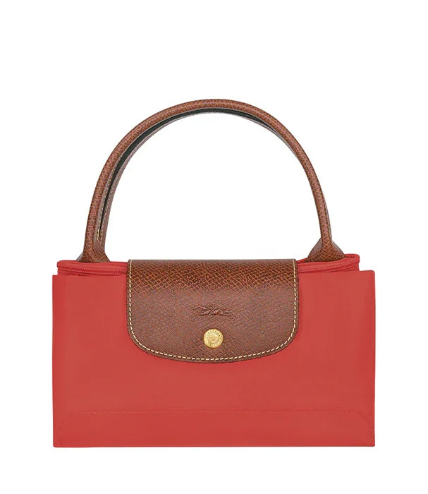תיק יד אדום עם ידיות וכיסוי חום, אופנתי לנשים, מותג בינלאומי ב-CHOZEN