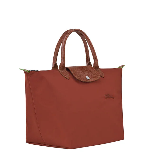 תיק יד אדום לאישה מבית מותג יוקרתי, CHOZEN, עיצוב קלאסי עם ידיות קצרות