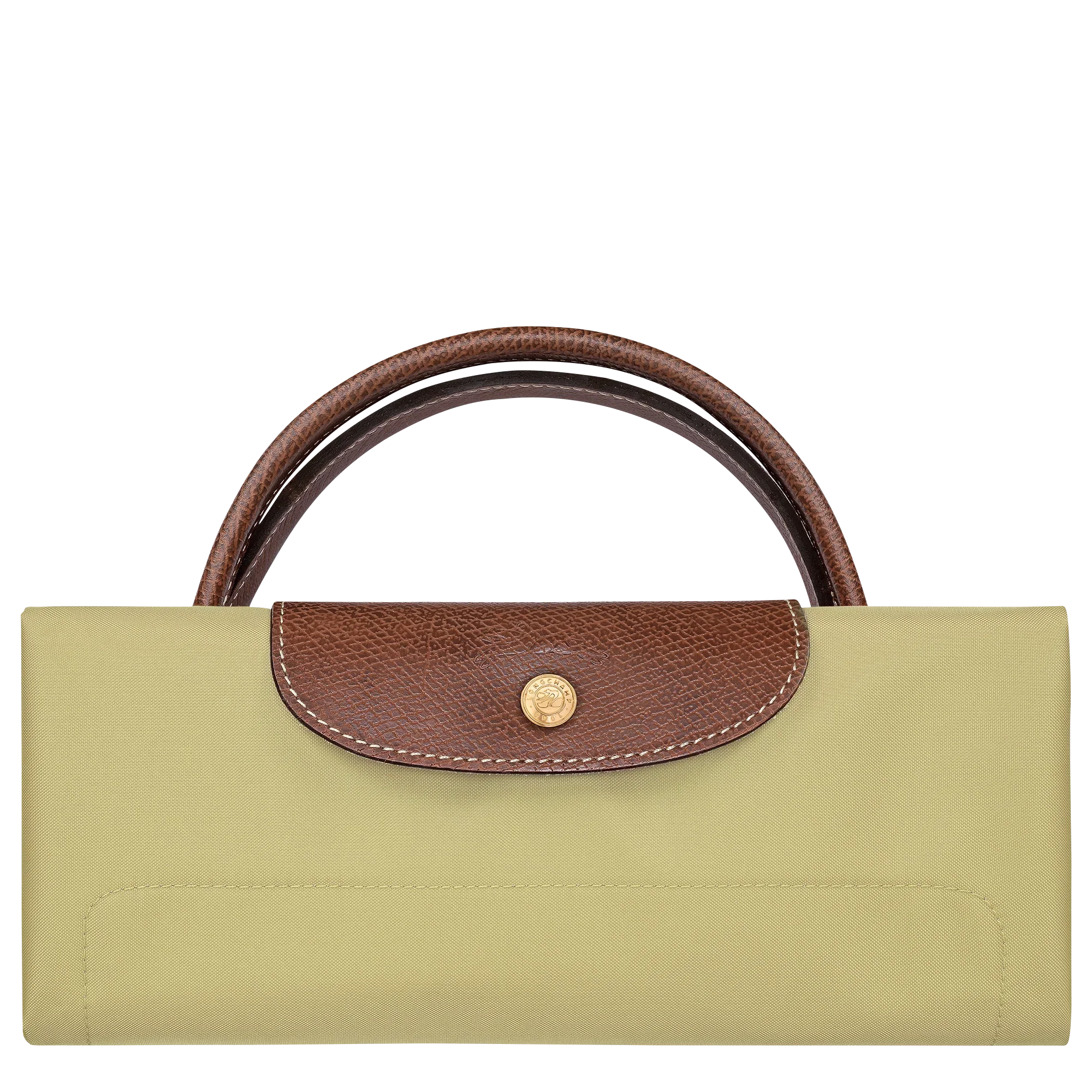 תיק יד אופנתי מבד בצבע בז' עם ידיות חומות, מבית CHOZEN, מותגים מובילים, קבוצת אלפא