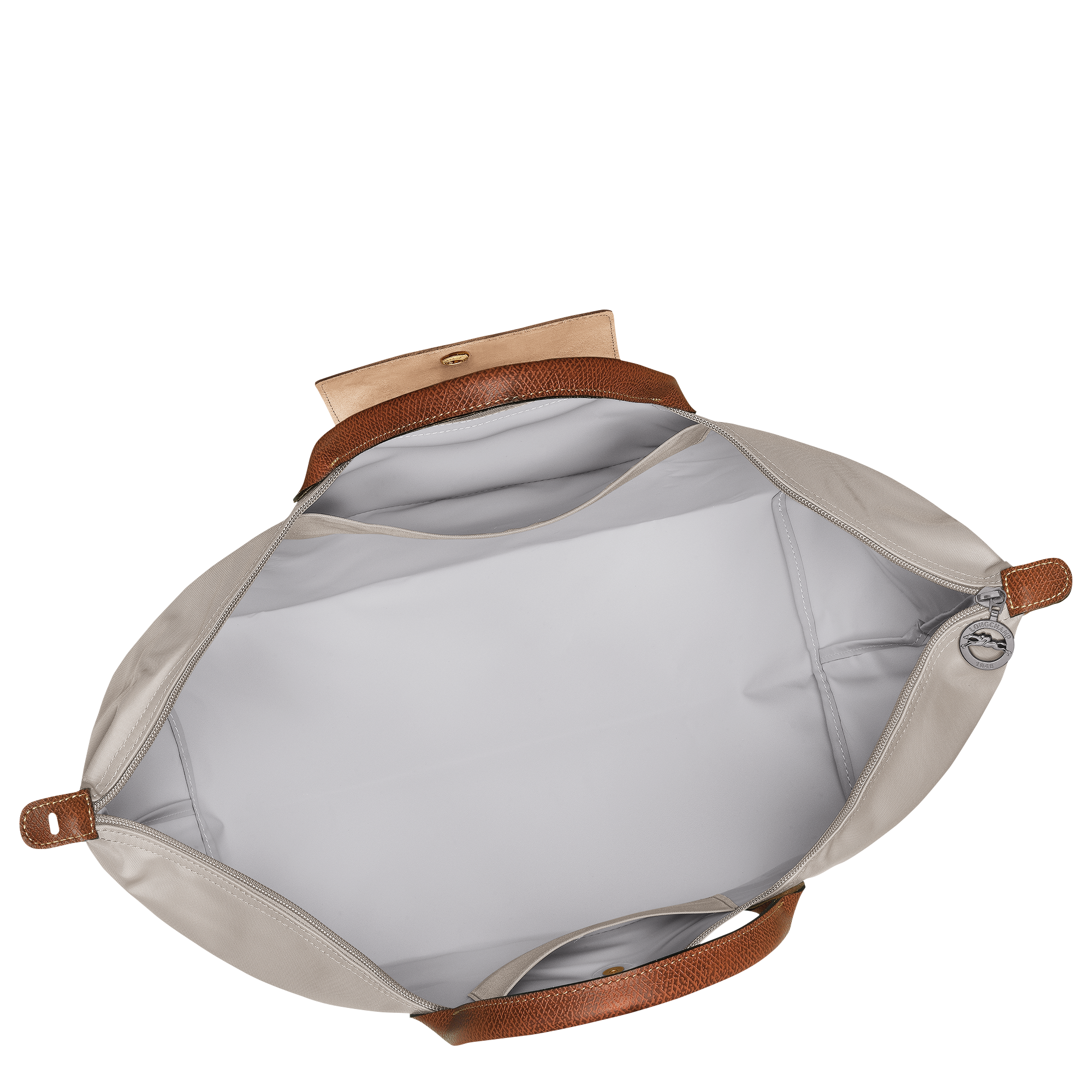 לונגשאמפ תיק נסיעות גדול Le Pliage Original אפור בהיר