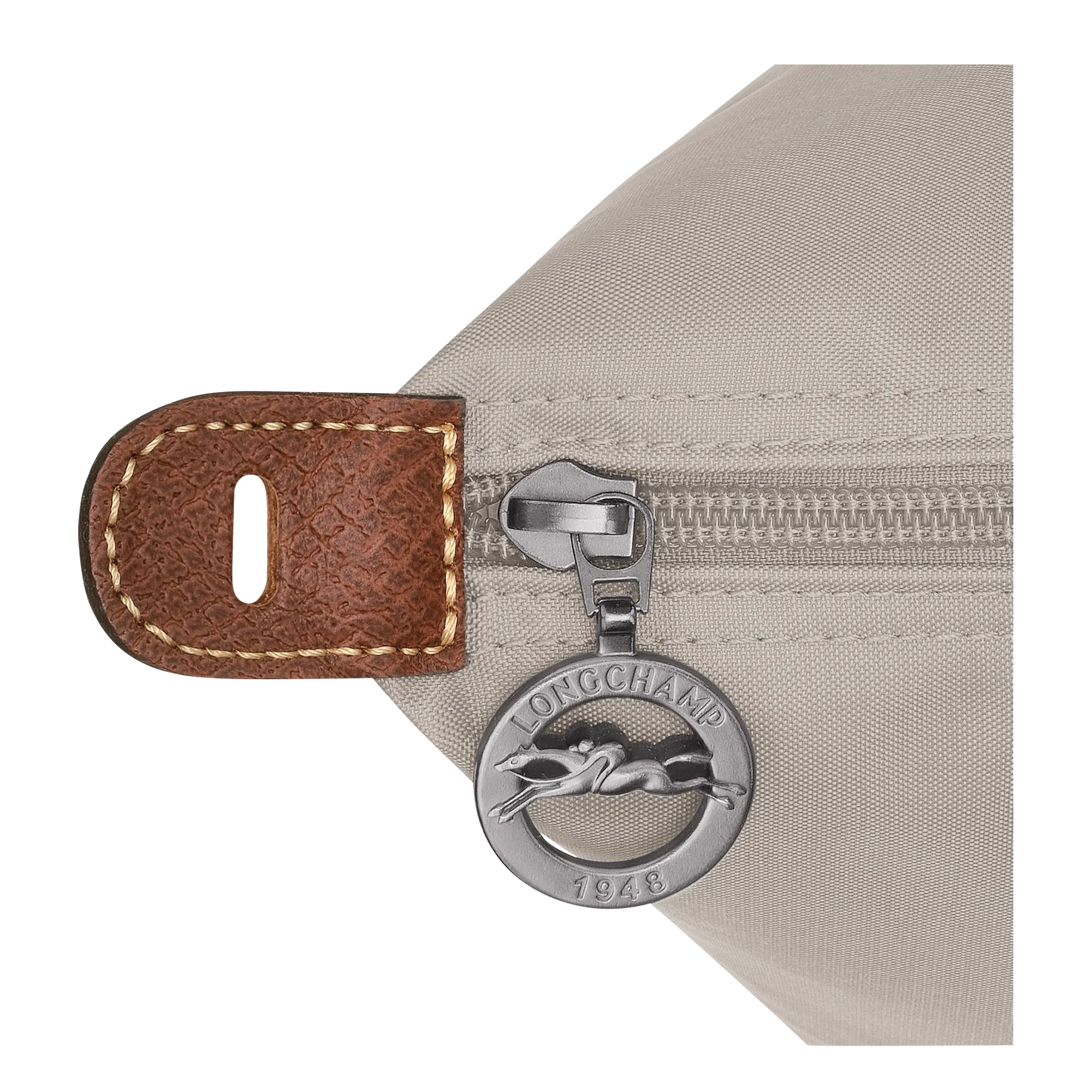 רוכסן תיק לונגשאמפ עם תג לוגו ייחודי, עיצוב יוקרה מבית המותגים של CHOZEN