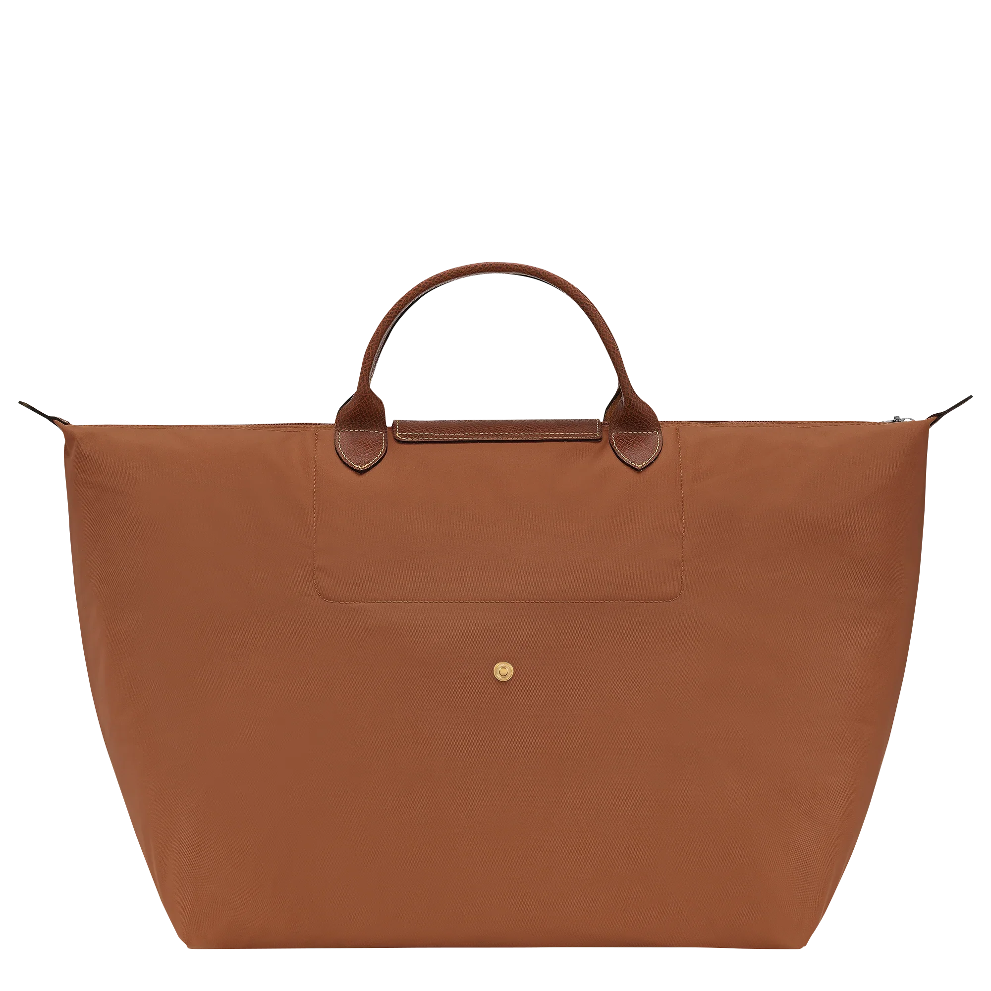 תיק קלאסי גדול בצבע חום עם ידיות עור, מוצג על רקע לבן, מותג CHOZEN יבואן רשמי