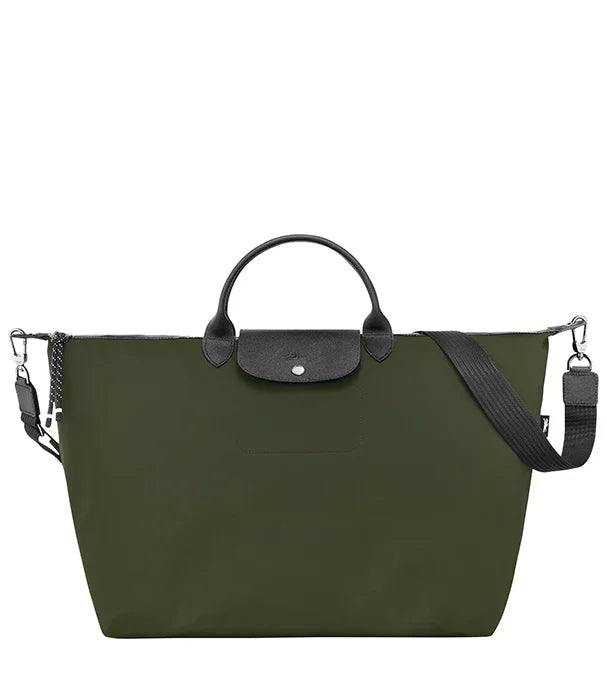 תיק נשיאה ירוק עם ידית ורצועה שחורה, אופנתי מבית Chozen מותגים מובילים