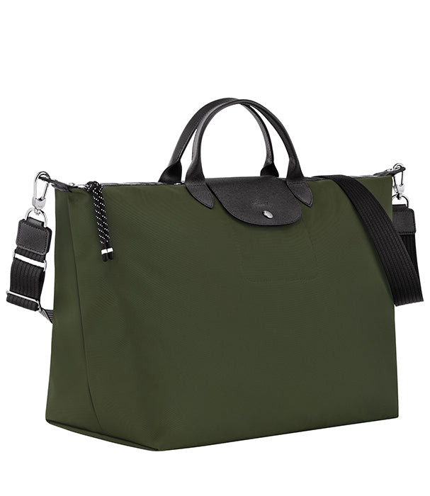 לונגשאמפ תיק נסיעות גדול Le Pliage Energy ירוק