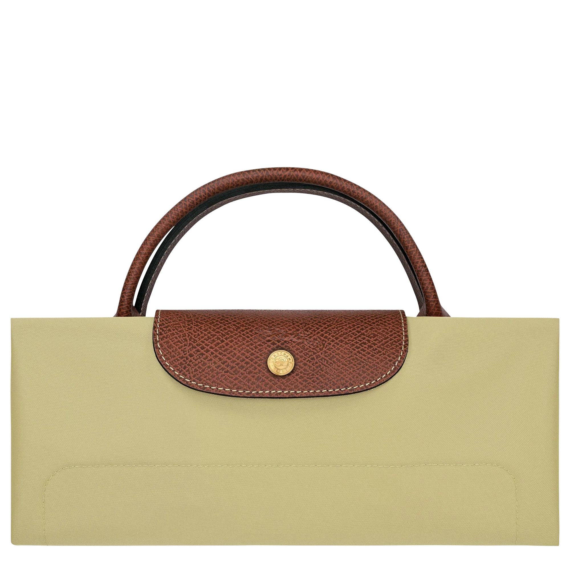 תיק יד אלגנטי בצבע בז' עם ידיות וסגירה חומה, מבית המותגים המובילים ב-CHOZEN