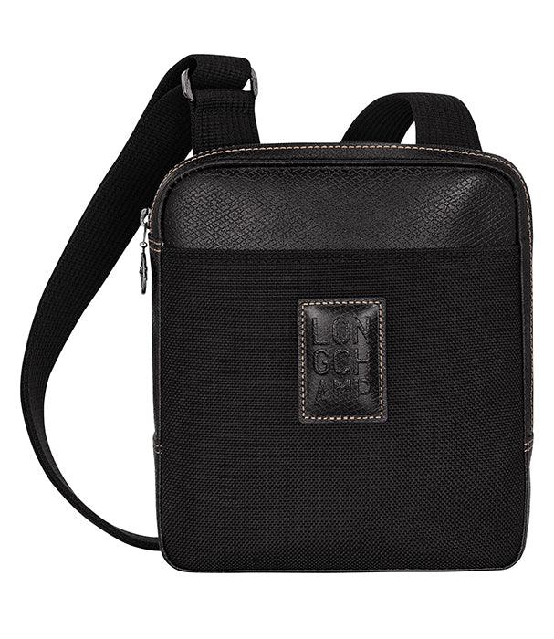 תיק כתף שחור LONGCHAMP בעיצוב אלגנטי, מבית מותגי היוקרה של קבוצת אלפא CHOZEN