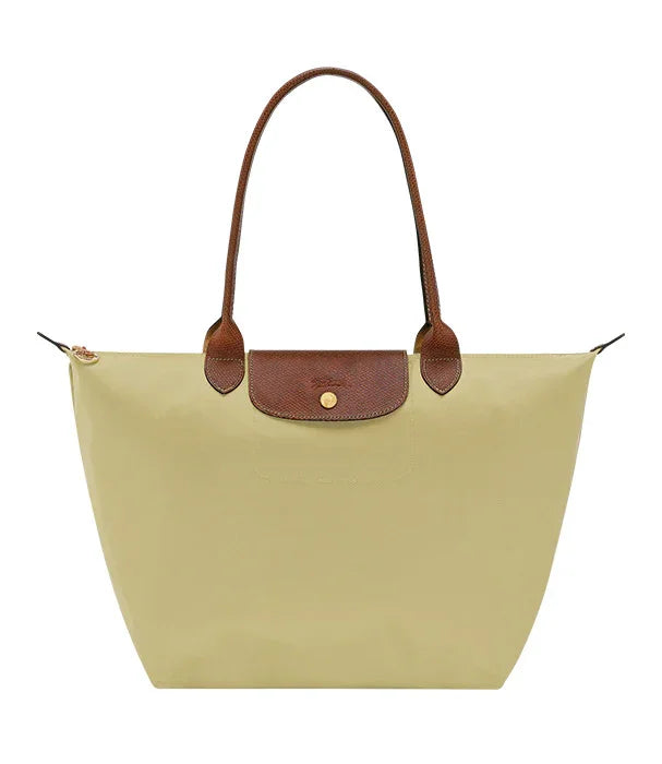 תיק יד מעוצב לנשים בצבע בז' עם ידיות חומות, מבית CHOZEN, מותגים מובילים