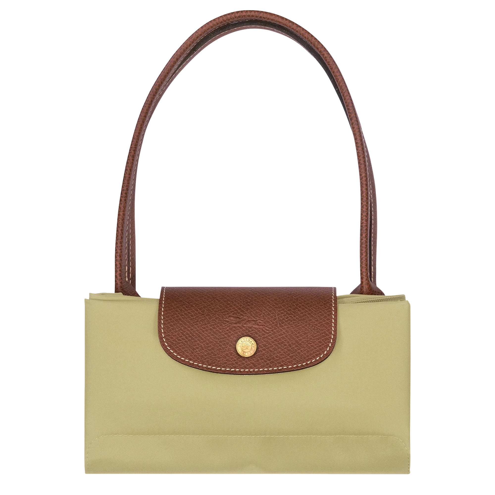 תיק יד קלאסי בצבע בז' עם סגירת עור חומה, מוצג לישראלים באתר CHOZEN