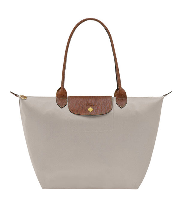 לונגשאמפ תיק כתף גדול Le Pliage Original אפור בהיר