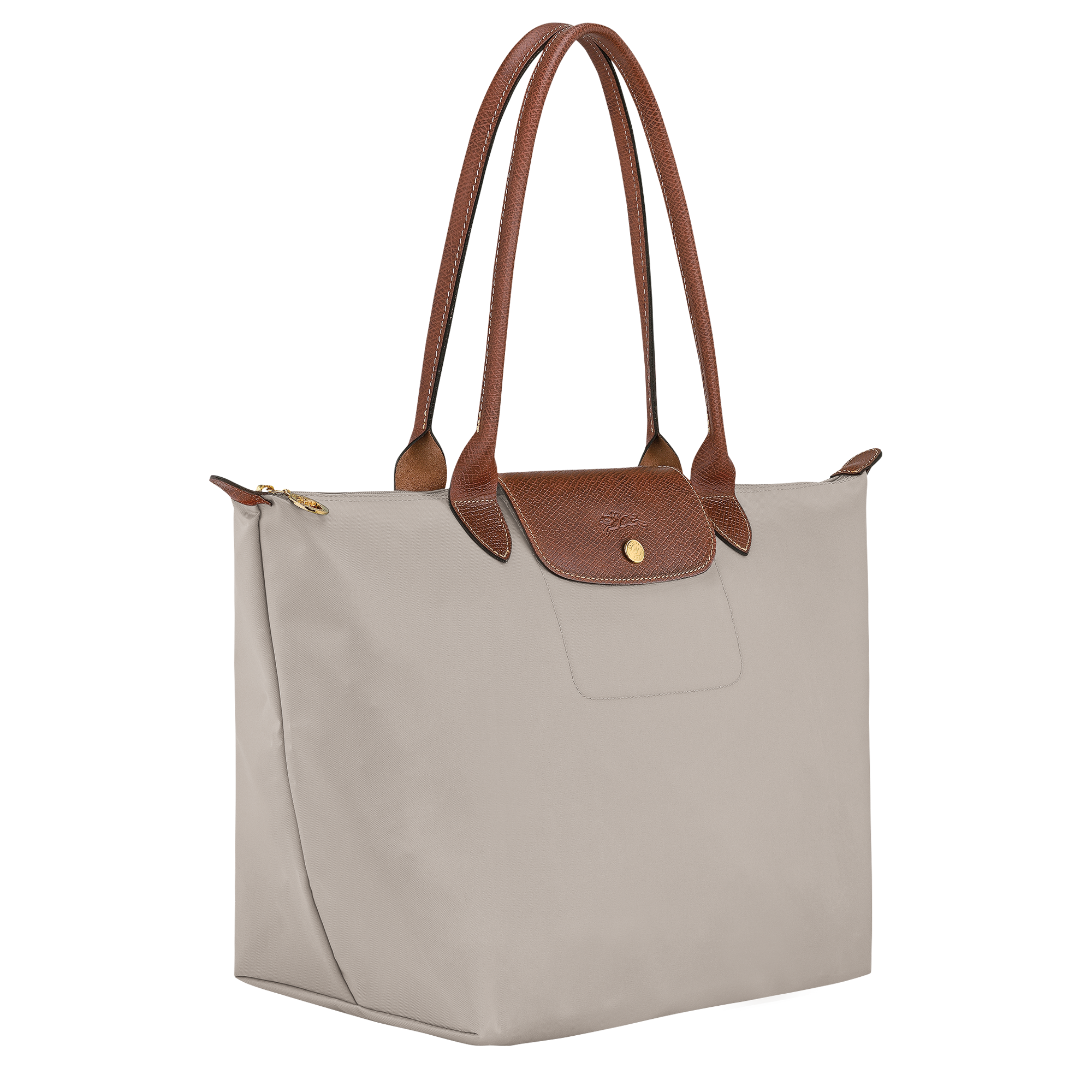 לונגשאמפ תיק כתף גדול Le Pliage Original אפור בהיר