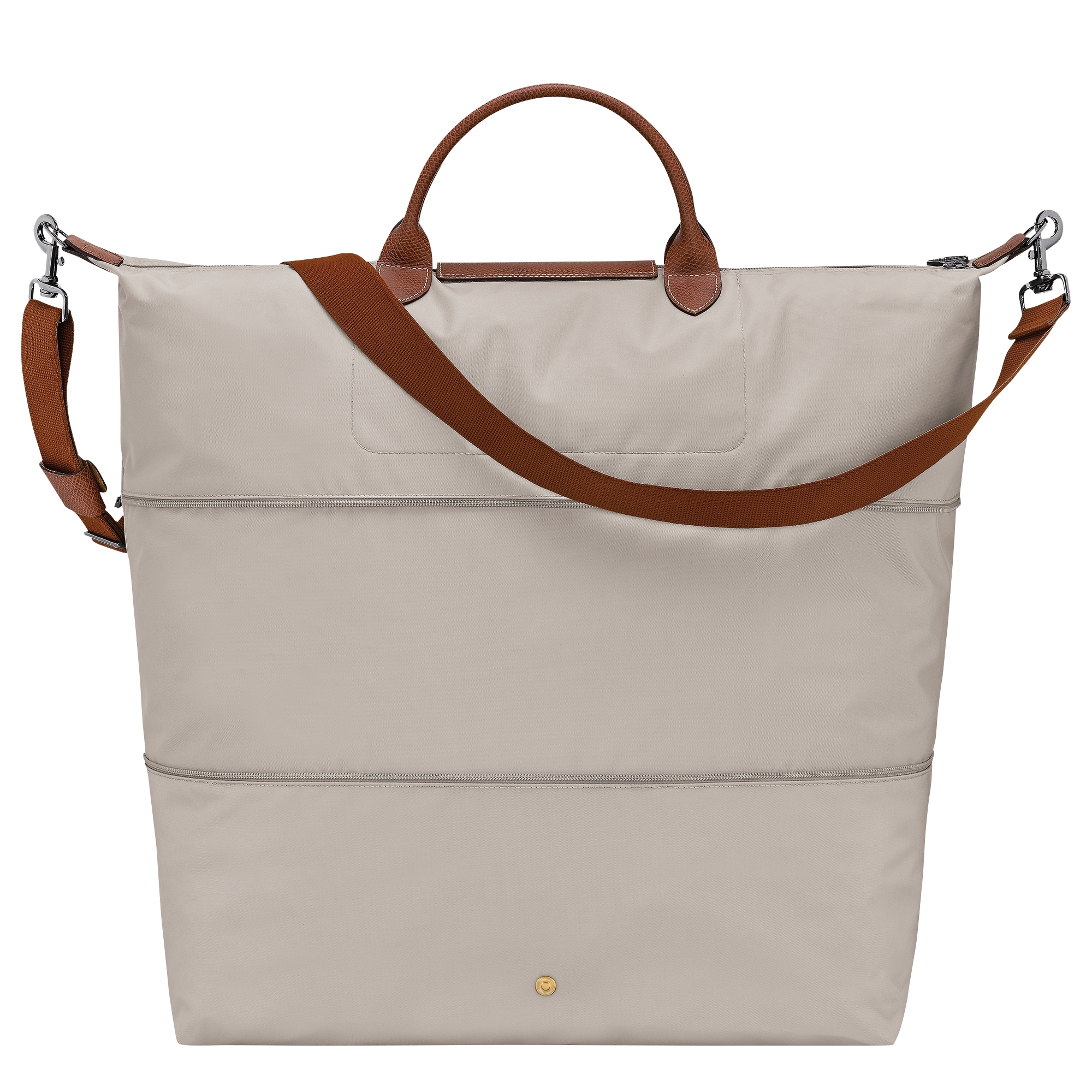 לונגשאמפ תיק נסיעות מתרחב Le Pliage Original אפור בהיר