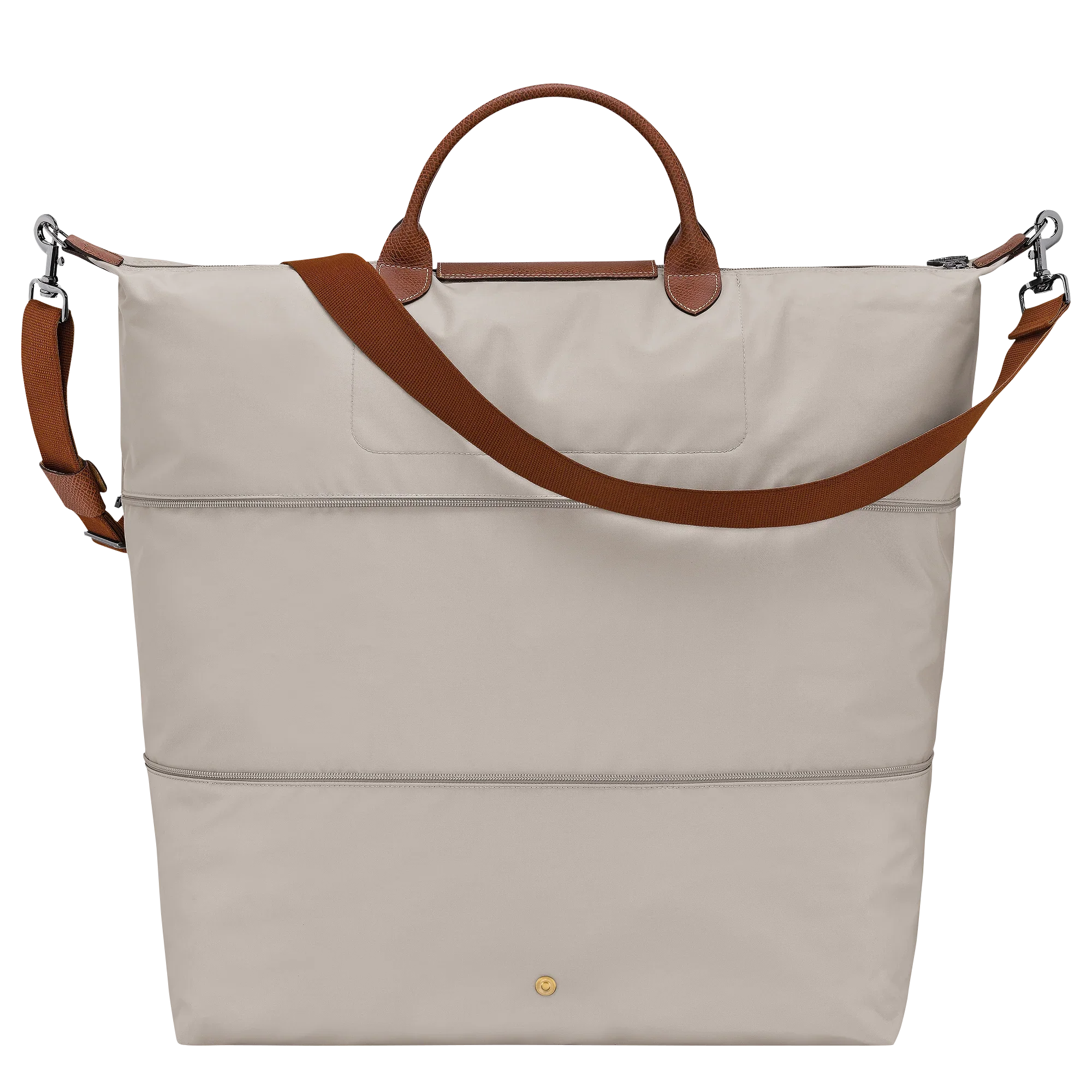 תיק צד יוקרתי בצבע בז' עם רצועה חומה, CHOZEN, מבית קבוצת אלפא