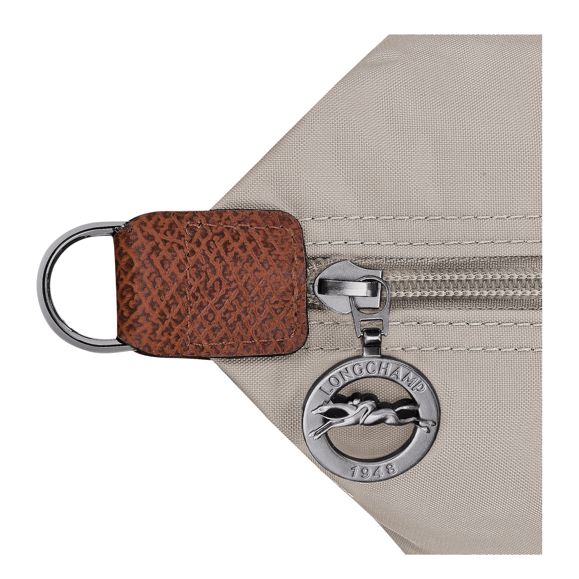 לונגשאמפ תיק נסיעות מתרחב Le Pliage Original אפור בהיר