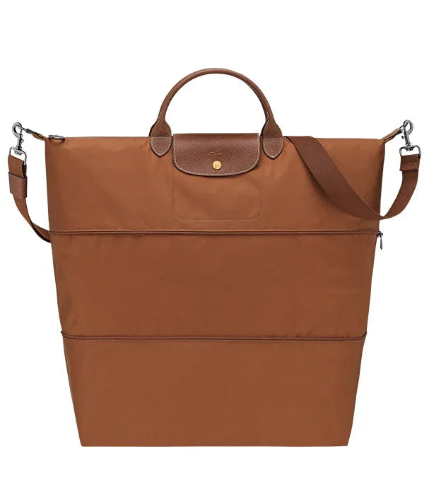 תיק נשיאה גדול חום עם ידית ורצועת כתף, עיצוב יוקרתי, CHOZEN מותגי אופנה מובילים